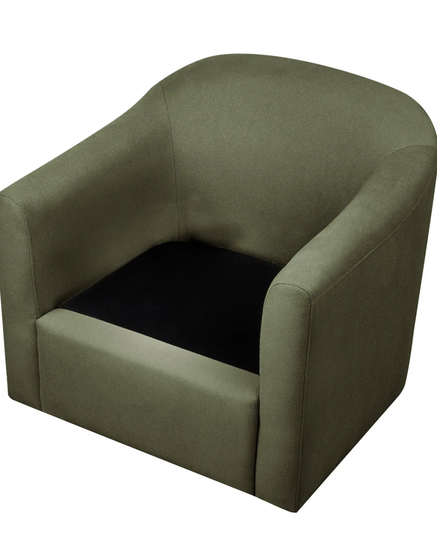 Poltrona girevole MAGNOR Tessuto Verde scuro