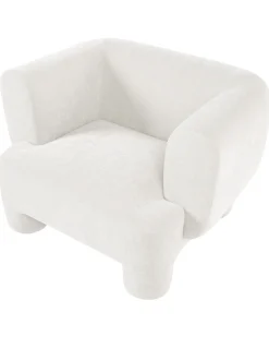 Poltrona HOGBO Tessuto Bianco
