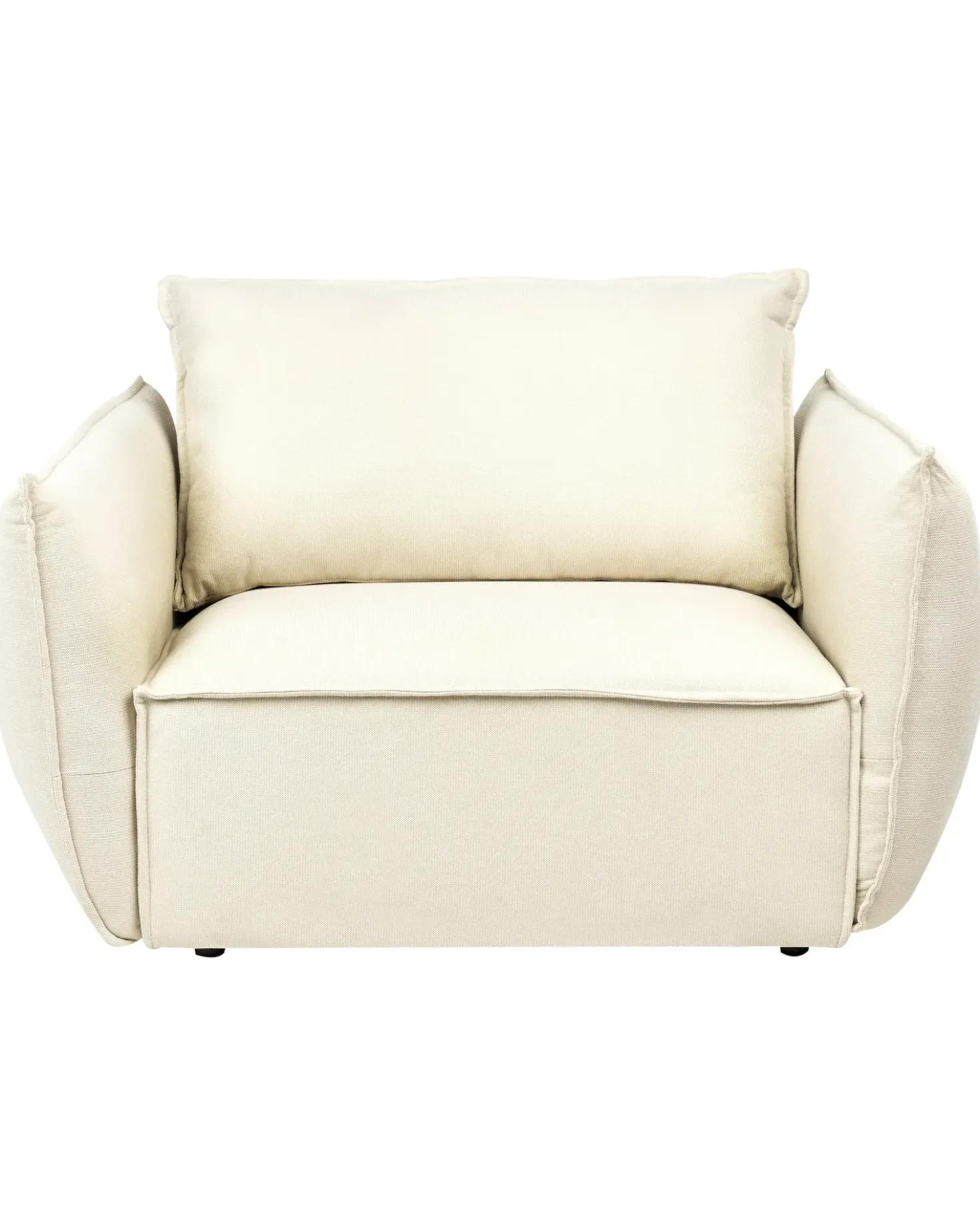 Poltrona KUNES Tessuto Beige chiaro