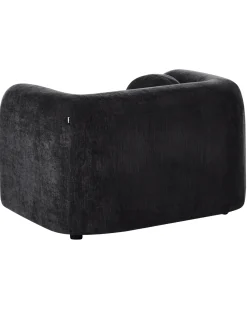 Poltrona LEIREN Ciniglia Nero