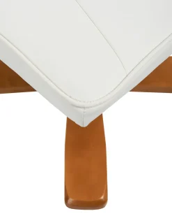 Outlet Beliani Poltrona massaggiante RELAXPRO con poggiapiedi Pelle sintetica Bianco sporco Beige Marrone