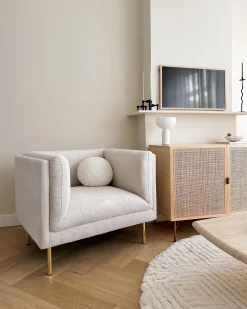 Poltrona MOEN Tessuto Beige