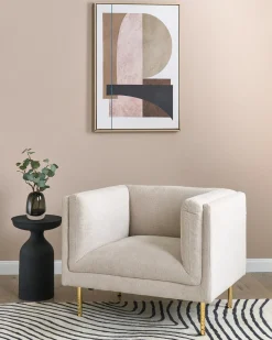 Poltrona MOEN Tessuto Beige