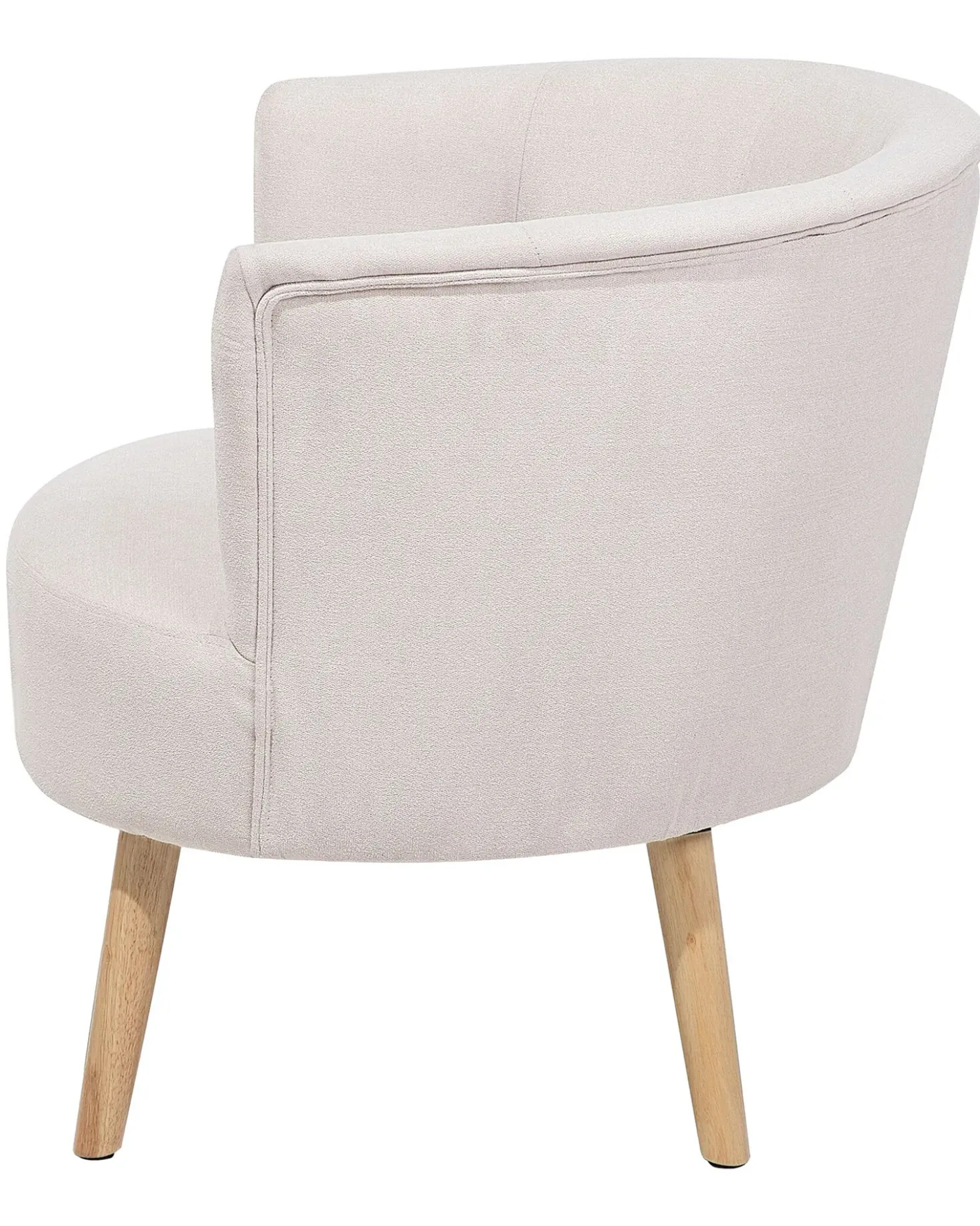 Poltrona ODENZEN Tessuto Bianco sporco