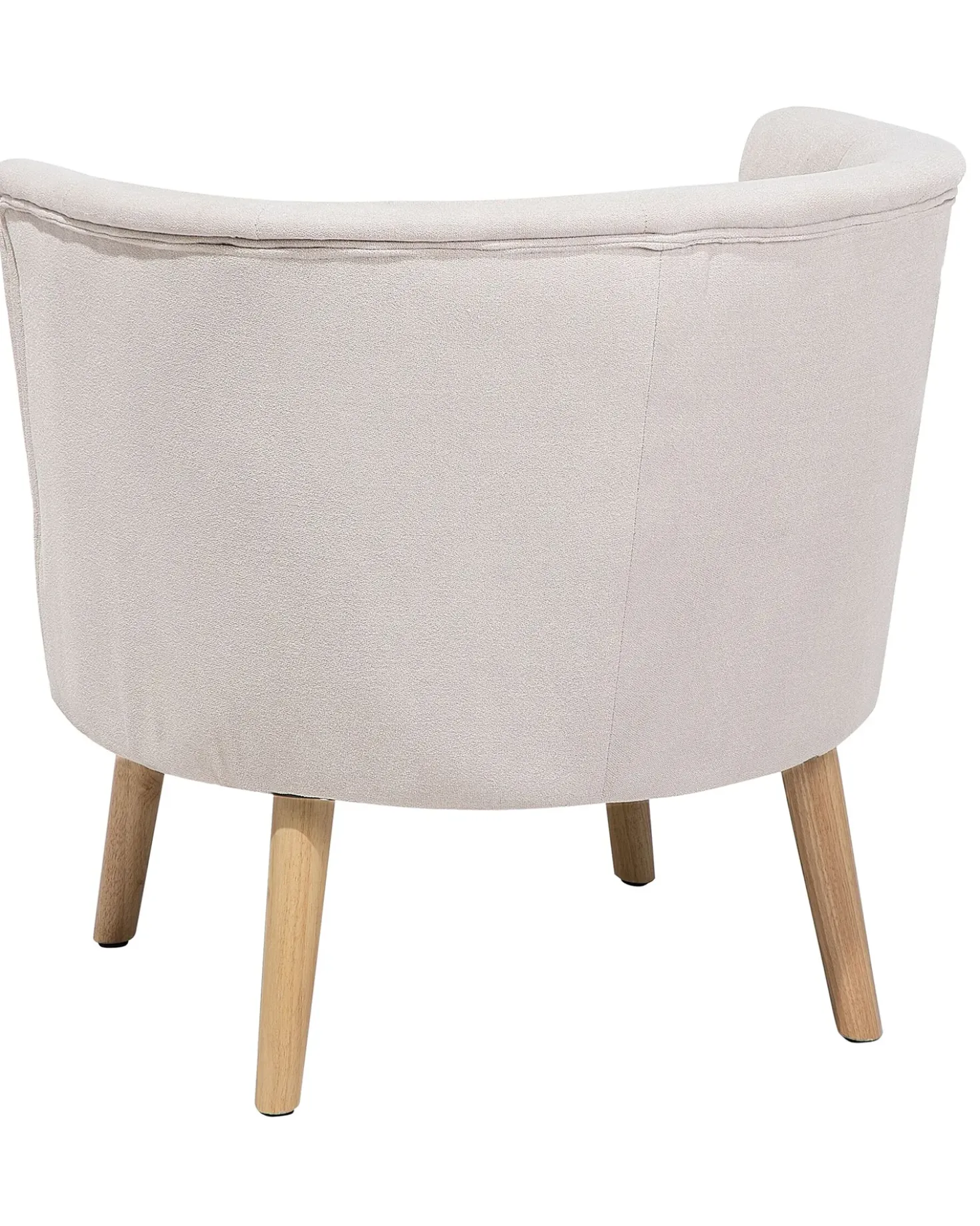 Poltrona ODENZEN Tessuto Bianco sporco