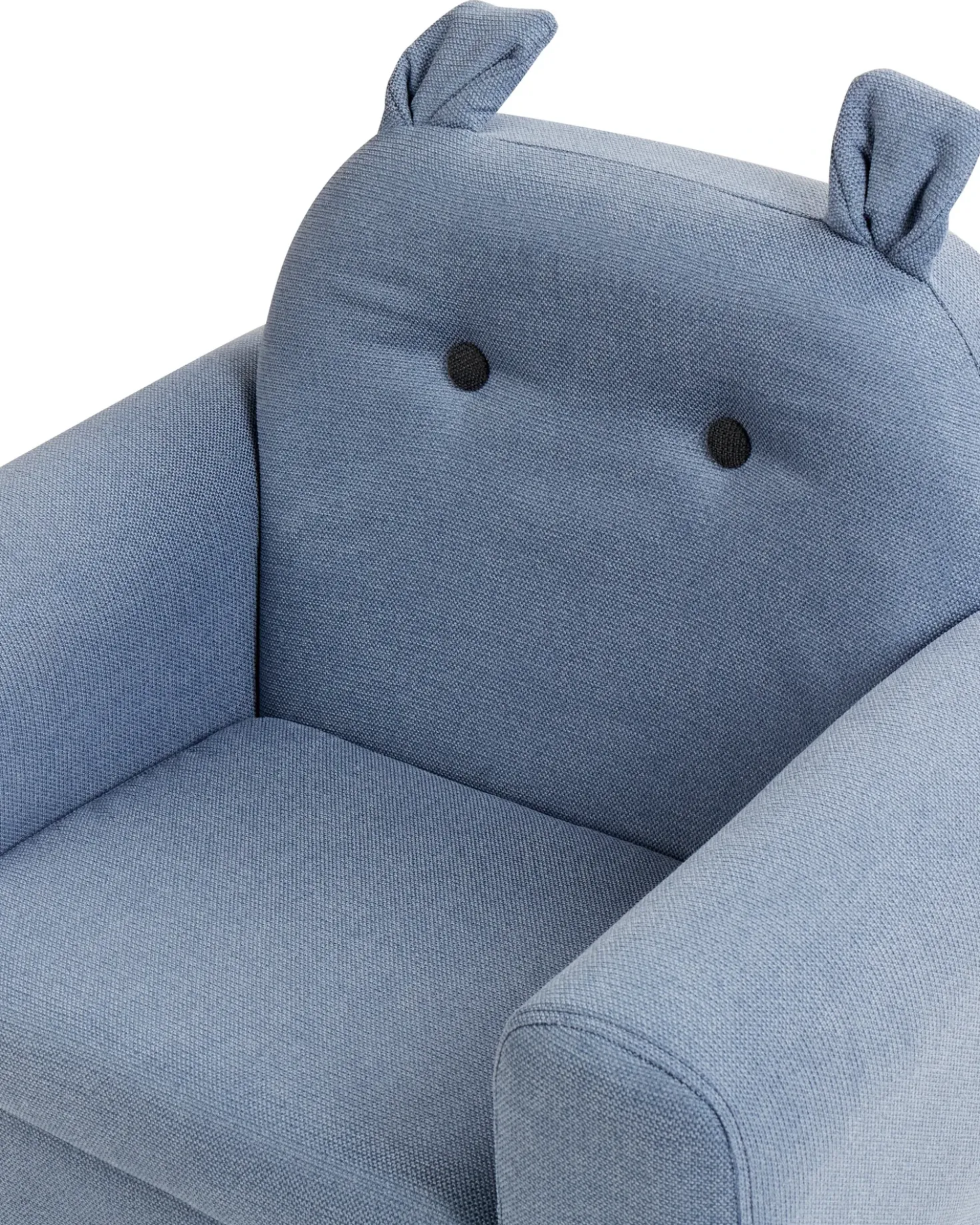 Poltrona per Bambini Ippopotamo MARIBO Tessuto Blu