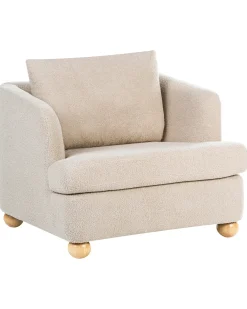 Poltrona RATTVIK Bouclé Beige