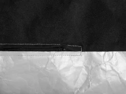 Beliani Poltrona sacco 200 L DROP 63 cm 75 cm Argento