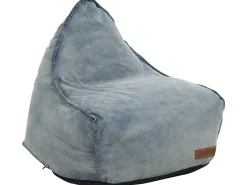 Clearance Beliani Poltrona sacco 200 L DROP 63 cm 75 cm Azzurro Blu