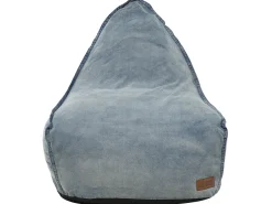 Clearance Beliani Poltrona sacco 200 L DROP 63 cm 75 cm Azzurro Blu