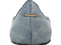 Clearance Beliani Poltrona sacco 200 L DROP 63 cm 75 cm Azzurro Blu