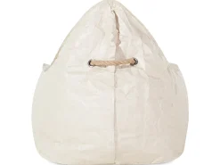 Beliani Poltrona sacco 200 L DROP 63 cm 75 cm chiaro Beige