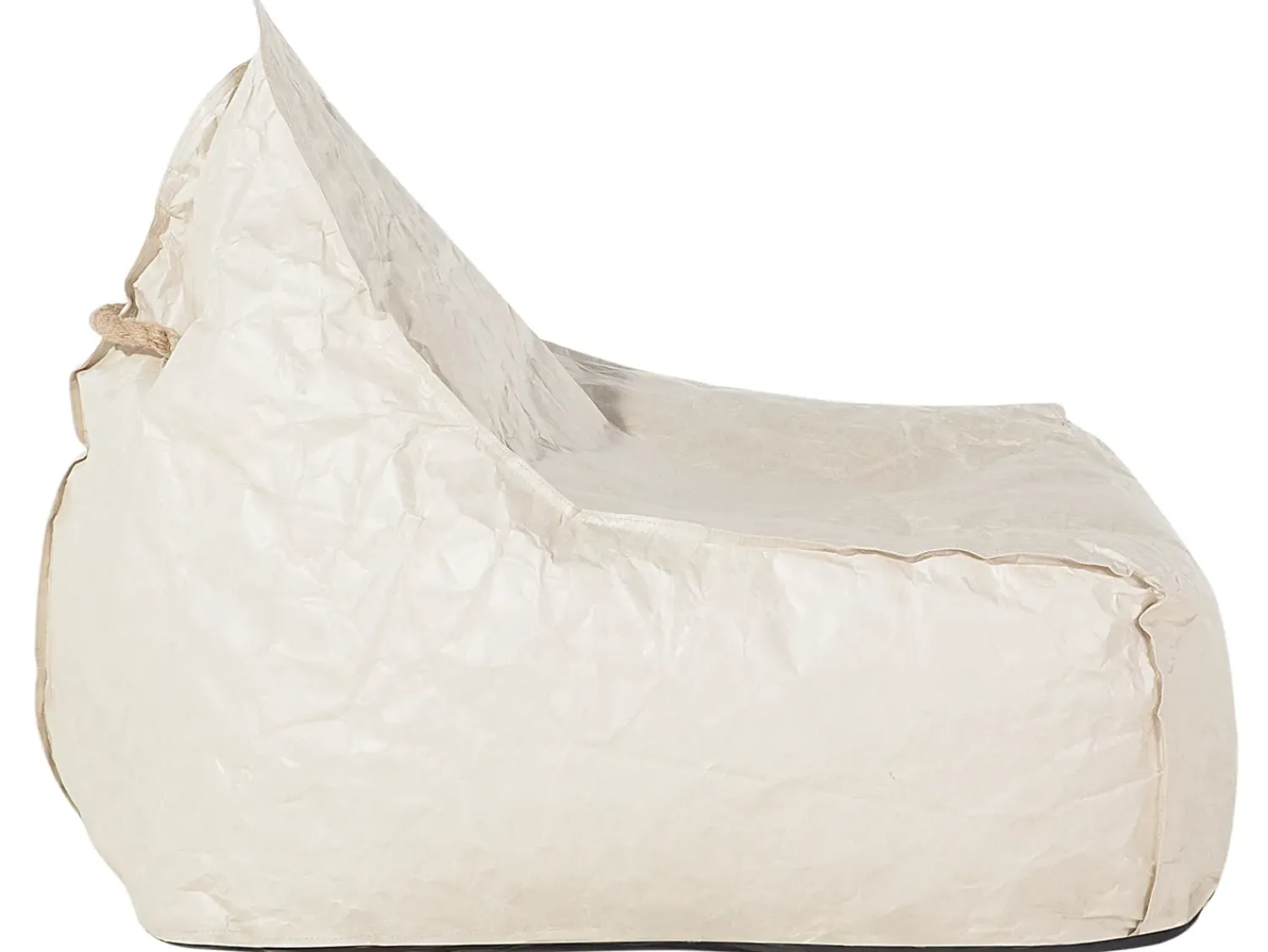 Beliani Poltrona sacco 200 L DROP 63 cm 75 cm chiaro Beige