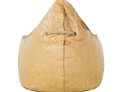 New Beliani Poltrona sacco 200 L DROP 63 cm 75 cm dorato Marrone