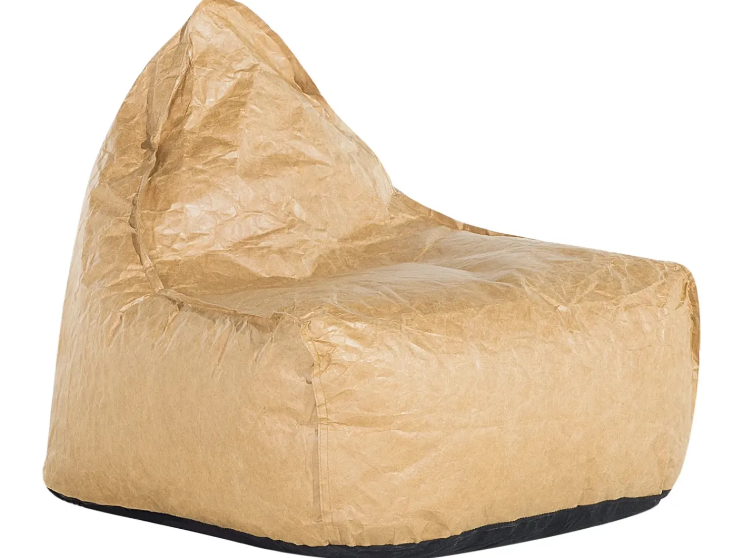 New Beliani Poltrona sacco 200 L DROP 63 cm 75 cm dorato Marrone