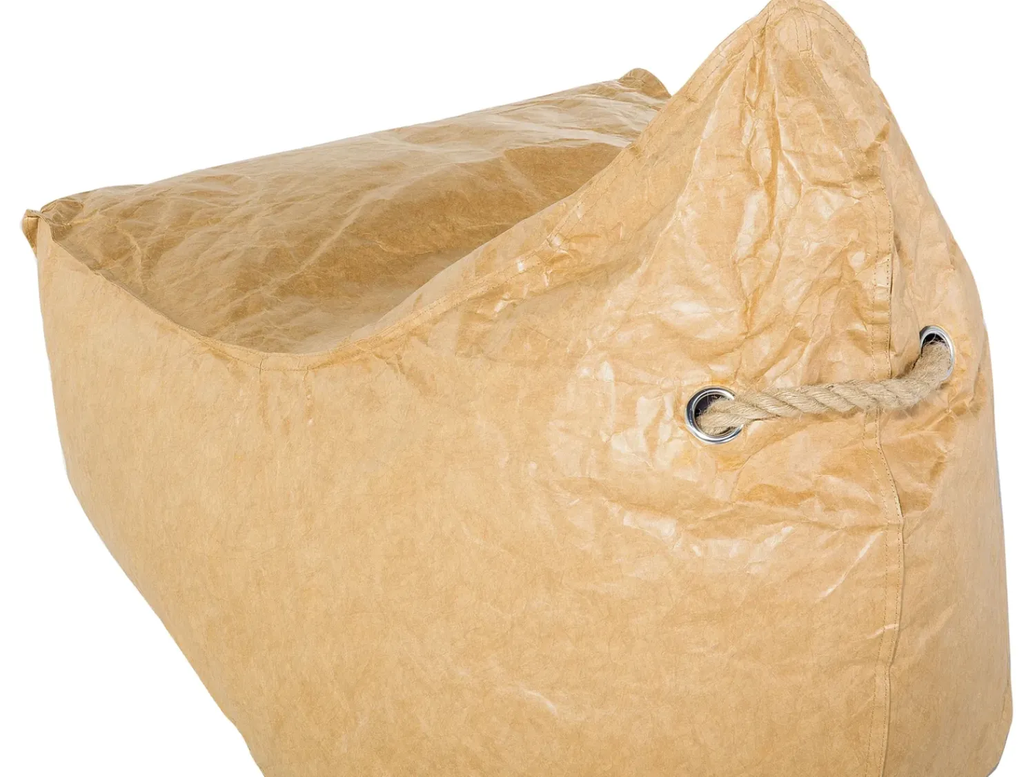New Beliani Poltrona sacco 200 L DROP 63 cm 75 cm dorato Marrone