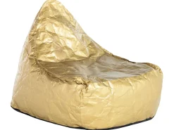 Online Beliani Poltrona sacco 200 L DROP 63 cm 75 cm Oro