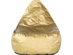 Online Beliani Poltrona sacco 200 L DROP 63 cm 75 cm Oro
