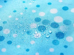 Beliani Poltrona sacco 300 L FUZZY 140 cm 180 cm Azzurro Bianco Blu