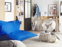 Outlet Beliani 600 L FUZZY 180 cm 230 cm scuro Blu