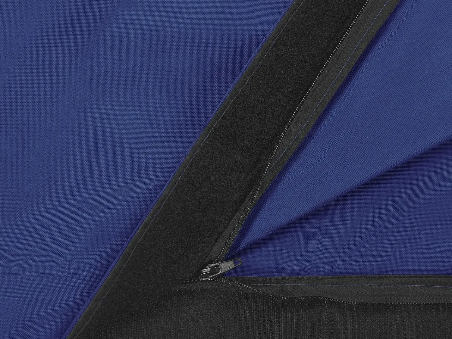 New Beliani Poltrona sacco 300 L FUZZY 180 cm 140 cm scuro Blu