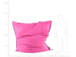 Hot Beliani Poltrona sacco 600 L FUZZY 230 cm Fucsia Rosa