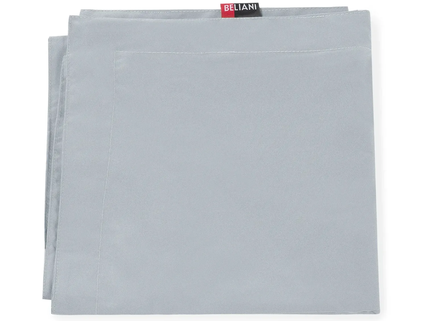 Beliani Poltrona sacco 300 L FUZZY 140 cm 180 cm chiaro Grigio