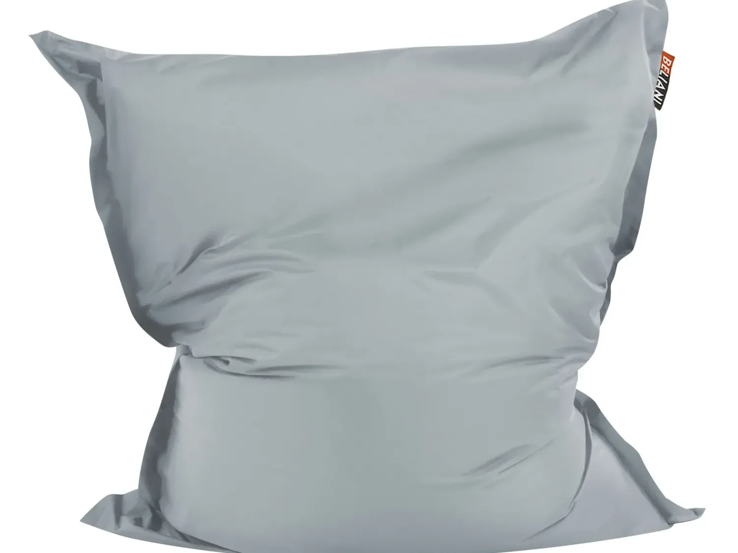 Beliani Poltrona sacco 300 L FUZZY 140 cm 180 cm chiaro Grigio