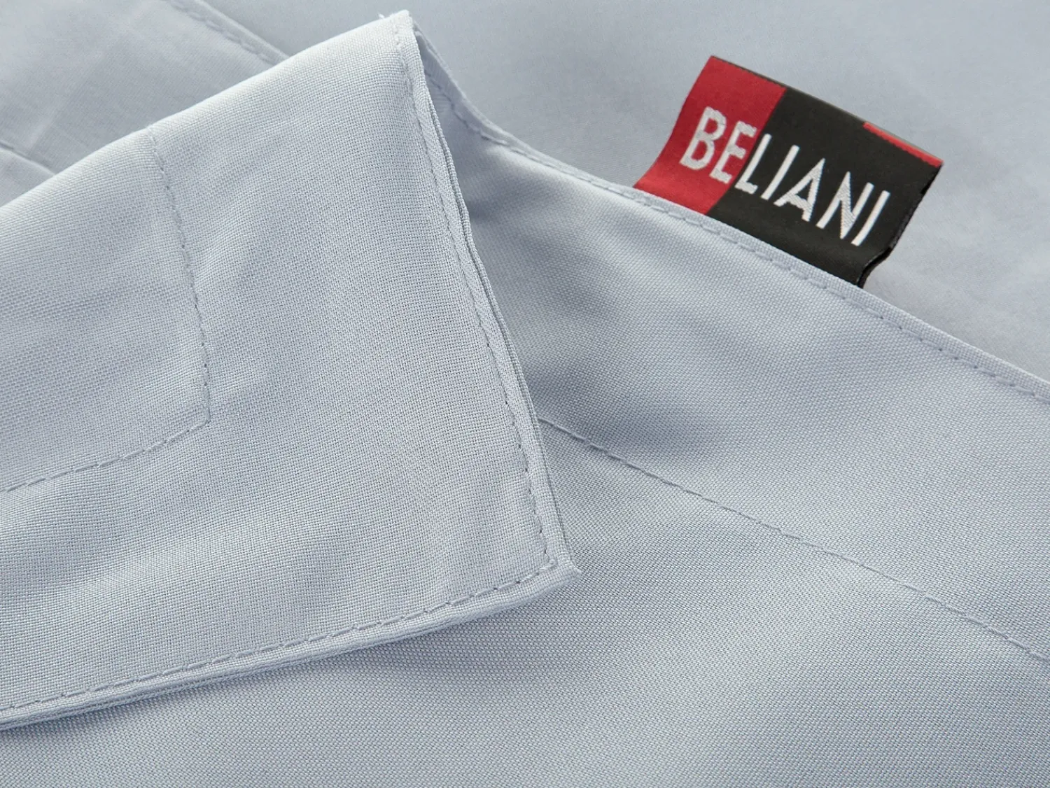 Beliani Poltrona sacco 300 L FUZZY 140 cm 180 cm chiaro Grigio