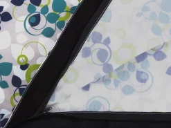 Best Beliani Poltrona sacco 300 L FUZZY 140 cm 180 cm Multicolore Bianco Blu Grigio Verde Multicolore