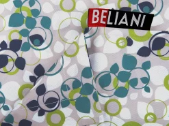 Best Beliani Poltrona sacco 300 L FUZZY 140 cm 180 cm Multicolore Bianco Blu Grigio Verde Multicolore