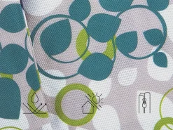 Best Beliani Poltrona sacco 300 L FUZZY 140 cm 180 cm Multicolore Bianco Blu Grigio Verde Multicolore