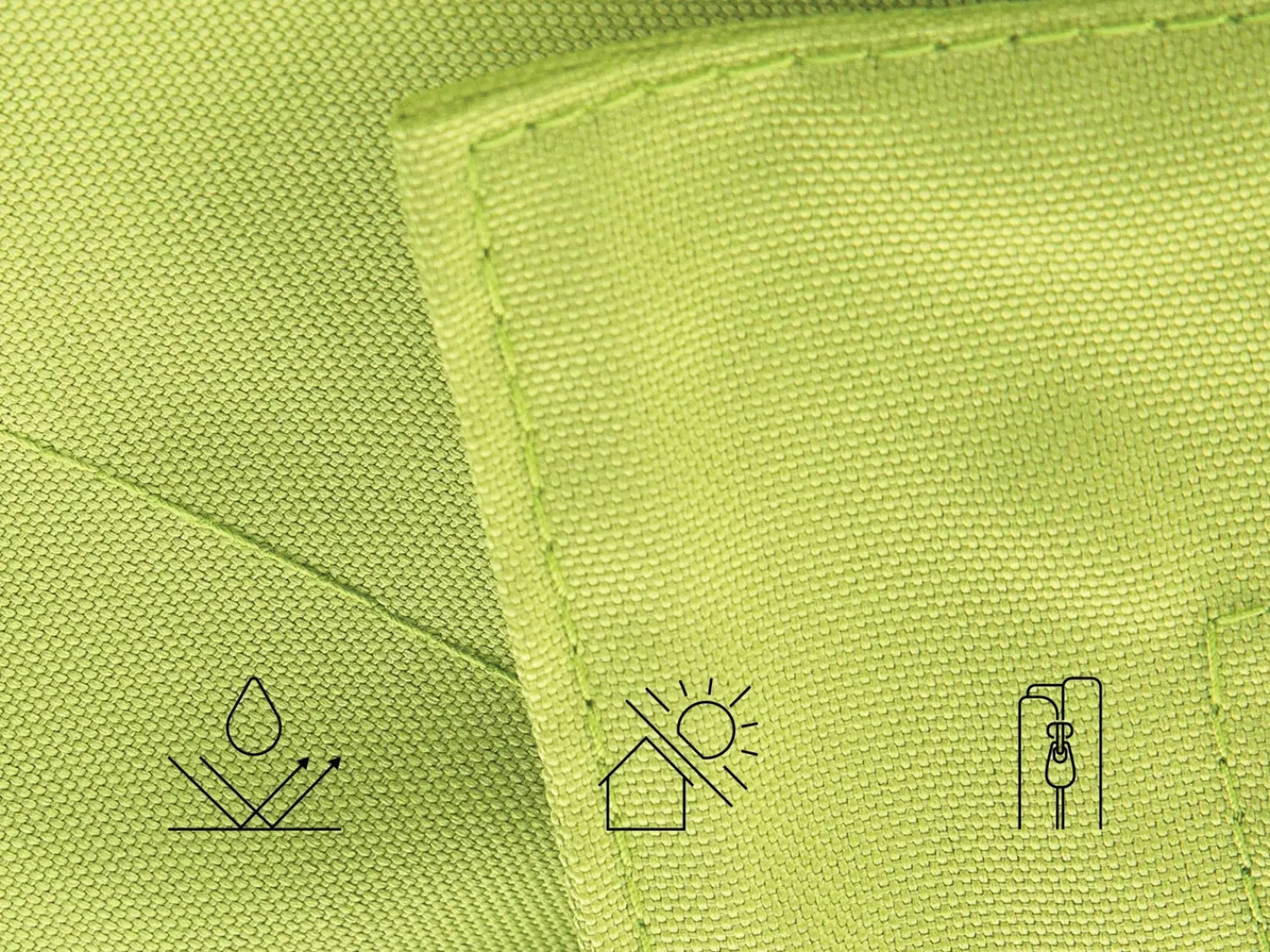 Online Beliani Poltrona sacco 300 L FUZZY 140 cm 180 cm lime Verde