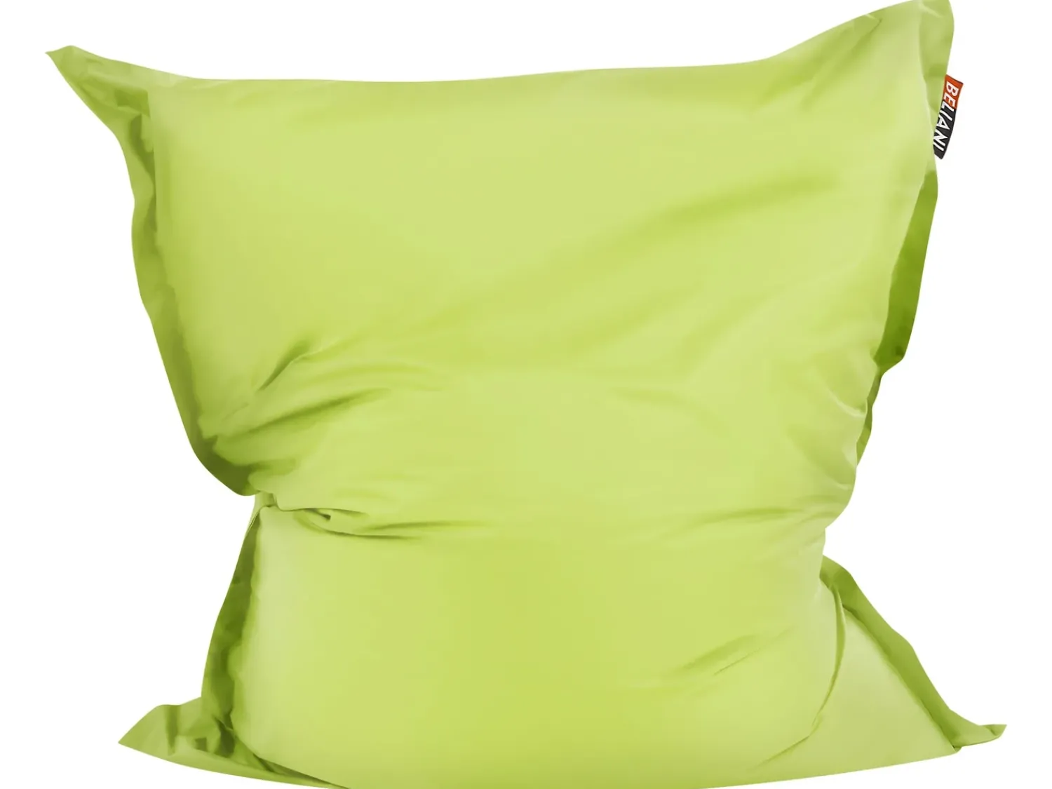 Online Beliani Poltrona sacco 300 L FUZZY 140 cm 180 cm lime Verde