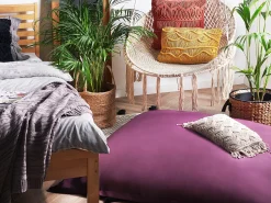 Sale Beliani Poltrona sacco 300 L FUZZY 140 cm 180 cm Viola