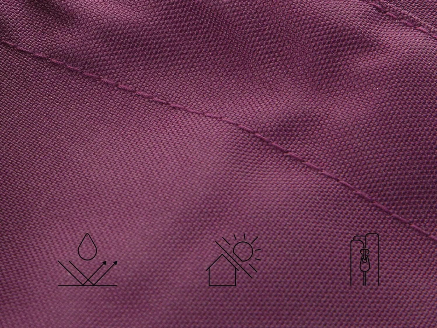 Sale Beliani Poltrona sacco 300 L FUZZY 140 cm 180 cm Viola