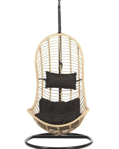 Online Beliani PINETO Rattan sintetico (PE) Naturale Marrone Nero