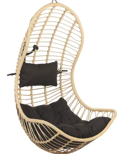 Online Beliani PINETO Rattan sintetico (PE) Naturale Marrone Nero