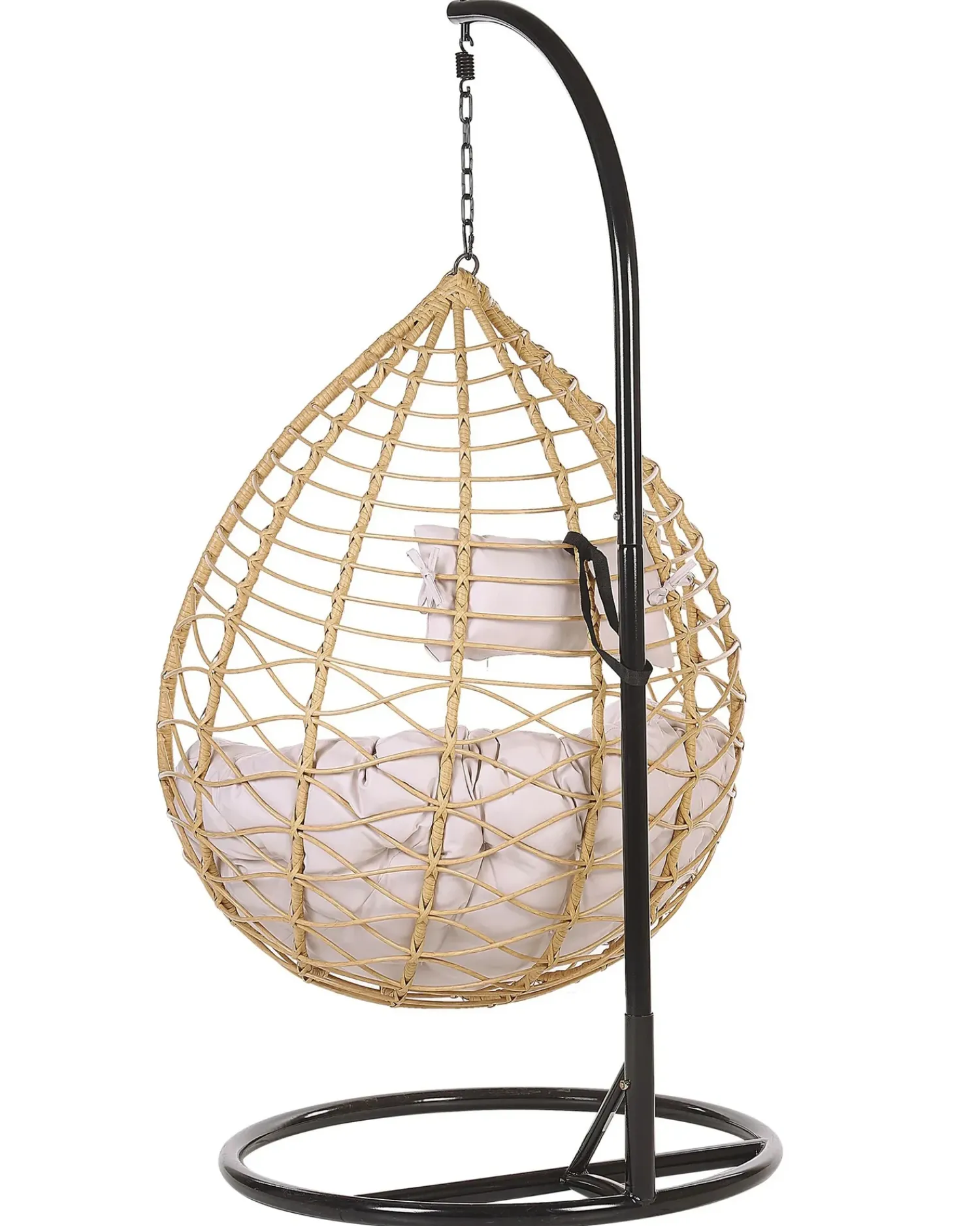 Clearance Beliani ARSITA Rattan sintetico (PE) Naturale Marrone Grigio Nero