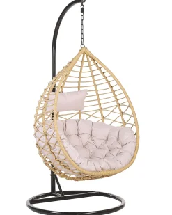 Clearance Beliani ARSITA Rattan sintetico (PE) Naturale Marrone Grigio Nero