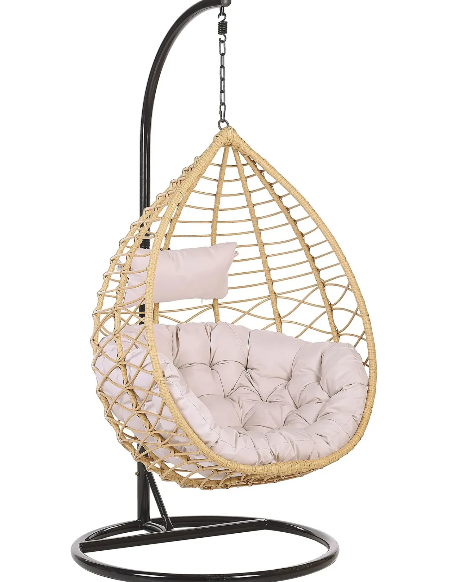 Clearance Beliani ARSITA Rattan sintetico (PE) Naturale Marrone Grigio Nero