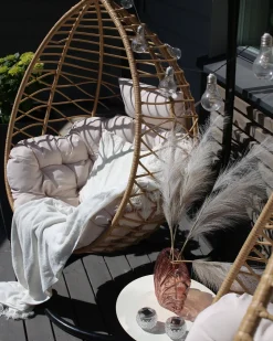 Clearance Beliani ARSITA Rattan sintetico (PE) Naturale Marrone Grigio Nero