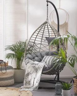 Sale Beliani ARSITA Rattan sintetico (PE) Grigio Grigio Nero