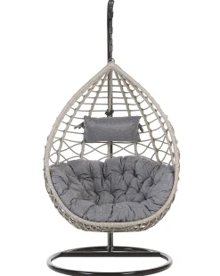 Sale Beliani ARSITA Rattan sintetico (PE) Grigio Grigio Nero