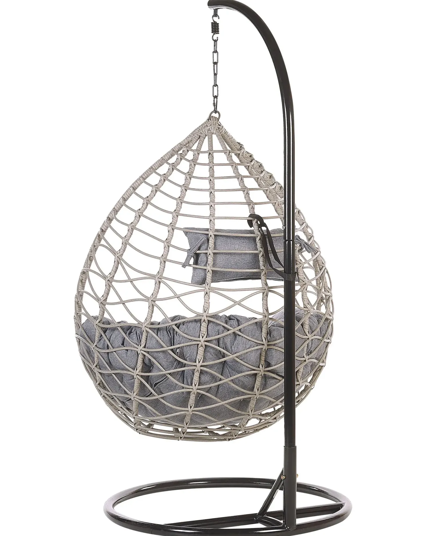Sale Beliani ARSITA Rattan sintetico (PE) Grigio Grigio Nero