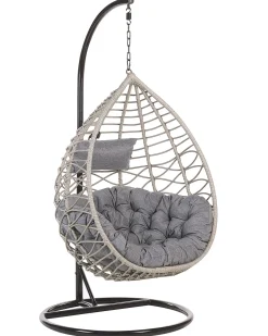 Sale Beliani ARSITA Rattan sintetico (PE) Grigio Grigio Nero