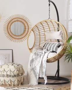 Sale Beliani ASPIO Rattan sintetico (PE) Naturale Beige Marrone Nero