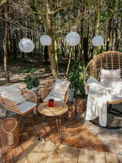 Sale Beliani ASPIO Rattan sintetico (PE) Naturale Beige Marrone Nero