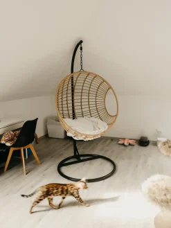 Sale Beliani ASPIO Rattan sintetico (PE) Naturale Beige Marrone Nero