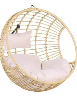 Sale Beliani ASPIO Rattan sintetico (PE) Naturale Beige Marrone Nero